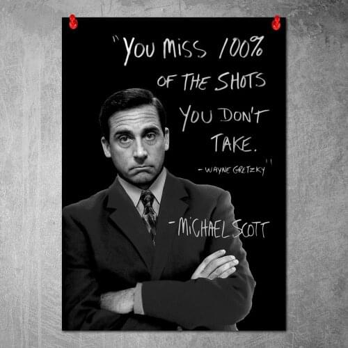 The Office Michael Scott Poster Canvas Wall Art Print Painting Pictures Bedroom Anime Decor No Frame
