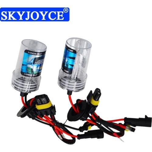 SKYJOYCE 10Pairs Wholesale H7 Xenon HID Lamps 3000K 4300K 6000K 8000K Blue Pink Green Purple H1 H3 H11 35W Auto Car Xenon Bulb