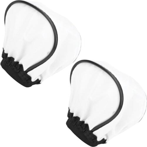 2pcs Softbox Diffuser Reflector for Speedlite Flash Light Photography Accessory N7MC