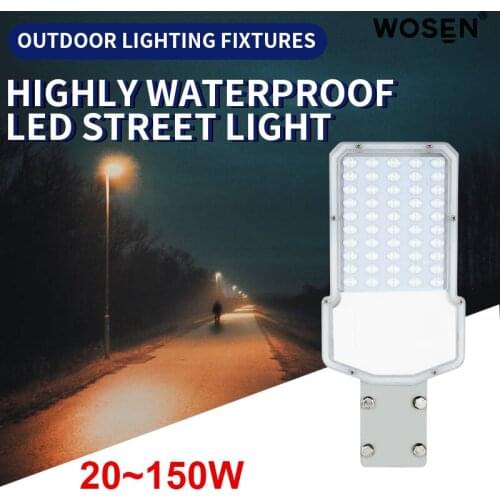 Outdoor Street Light Wall Waterproof IP65 100W Industrial Garden Square Highway thin LED Road lamp modern lighting AC 220V