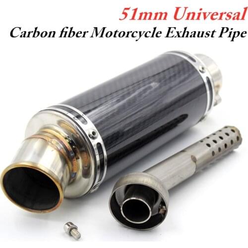 Universal 51mm SC SG Motorcycle Exhaust Motorbike Muffler DB kille Escape MOTO For R6 NC700 NC750X NC700X Z900 CBR650 MT07 Bike