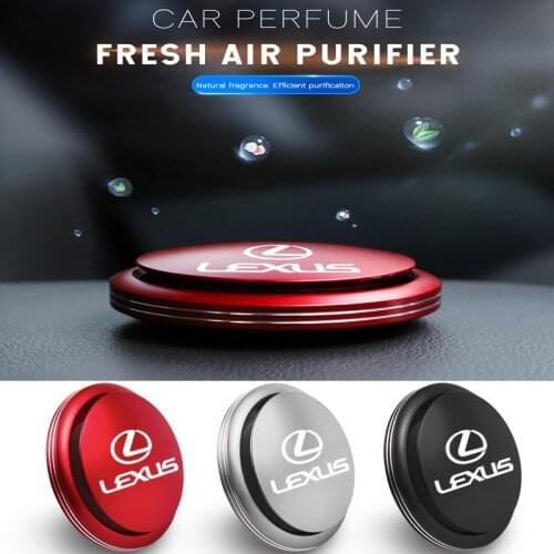 Auto Logo Rotating Car Air Freshener Perfume Interior Parts Decor Aromatherapy For Lexus ES RX LS IS NX CT LX IS250 IS200 CT200h