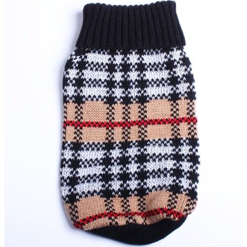 Dog Cat Knited Sweater Jumper Striped Puppy Coat Jacket Winter Warm Clothes Apparel 5 sizes