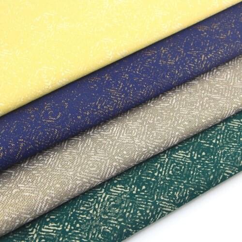 Jacquard Brocade Silk Satin Fabric Width 140CM Sell Handmade DIY Home Cloth