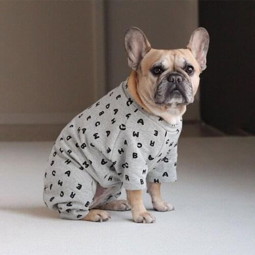 Fat Dog Clothes For Dogs French Bulldog Pet Dog Shirt Cotton Pet Clothing For Dogs Coat Pug Pet Clothes Yorkshire Ropa Perro