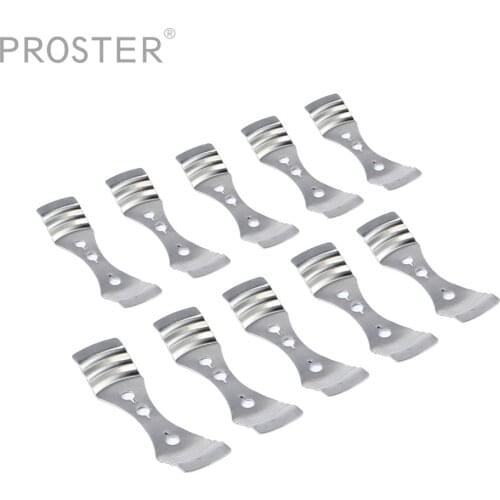 Proster 10Pcs/set Metal Candle Wicks Holder Practical Centering Device Candle Making Supplies Tool New Silver