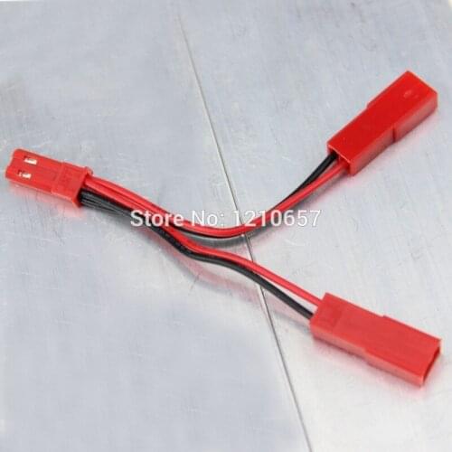 100 pieces lot JST Y Parallel Adapter Splitter Conversion Cable1 Male to 2 Female Connector