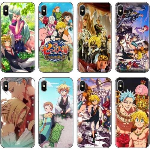 Nanatsu no Taizai Seven Deadly Sin For iPhone iPod Touch 11 12 Pro 4 4S 5 5S SE 5C 6 6S 7 8 X XR XS Plus Max 2020 Soft Skin Case