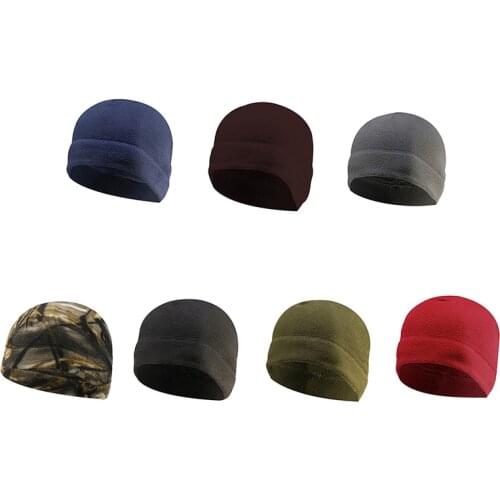 Outdoor Double-Faced Fleece Hat Men Camping Hiking Warm Windproof Autumn Winter Fishing Cycling Military Tactical Cap