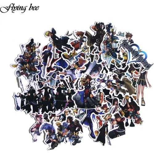 Flyingbee 50 Pcs Waterproof Stickers Kids Toy Sticker for DIY Luggage Laptop Wall Car Phone Decoration X0038