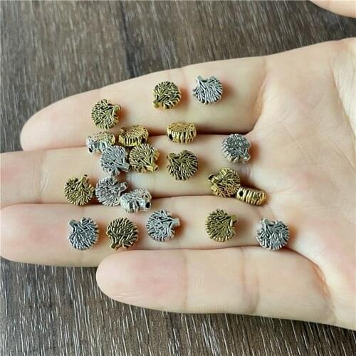 30pcs charm life tree perforated beads connection for fashion jewelry making DIY handmade bracelet necklace accessories