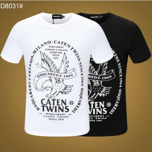 Summer 2021 Dsquared2-Women/Men T-shirt, fashionable cotton, casual short-sleeved round neck T-shirt D8046