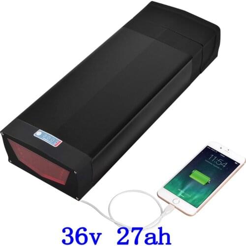 36V 500W 1000W Lithium Battery 36V 30AH E-bike Battery 36V 20AH 22AH 25AH 30AH Electric Bicycle Battery With 30A BMS+2A Charger