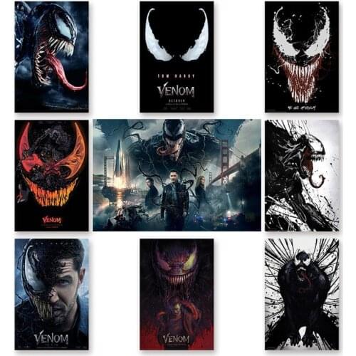 Canvas Painting Modular Wall Art 1 Panel Venom Movie Posters Modern For Living Room Home Decoration Prints Pictures Framework