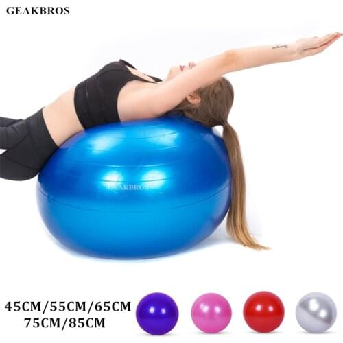 Fitness Yoga Ball Sports Balance Ball Shaping Buttocks Correction Sitting Posture Stovepipe Pilates Training Exercise Gym Ball