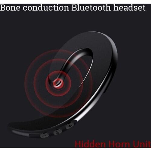 Bluetooth 4.2 Earphones Bone Conduction Headset Light Sports Headphone Wireless Driving Earpiece Soft earbuds with Mic