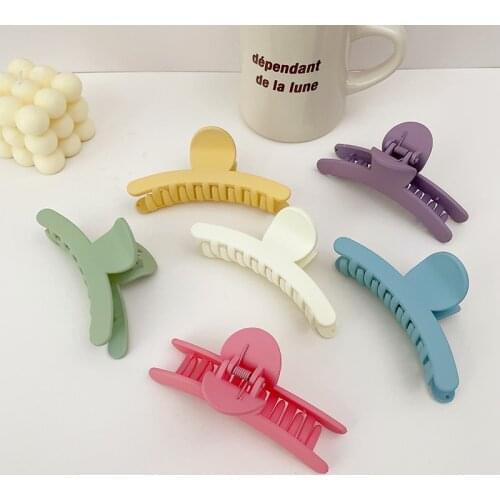 New 2021 Hair Clips Tough Plastic Hairpins Girls Clamps Hair Rope Hair Bands Headwear Hair Accessories Women Gift