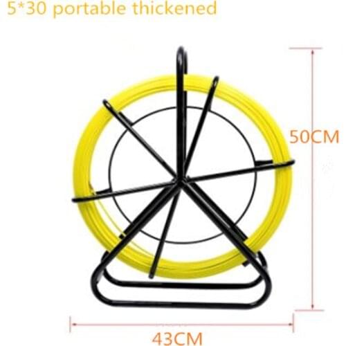 Newest Electrician Threader Pipe Dredge FRP Pull Wire Cable Optical Cable Lead Device