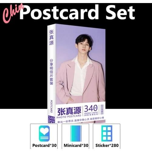 Teens in Times TNT Group Zhang Zhenyuan Postcard Present Sticker Poster 30pcs/set For Fans Collection Gift Chinese Star