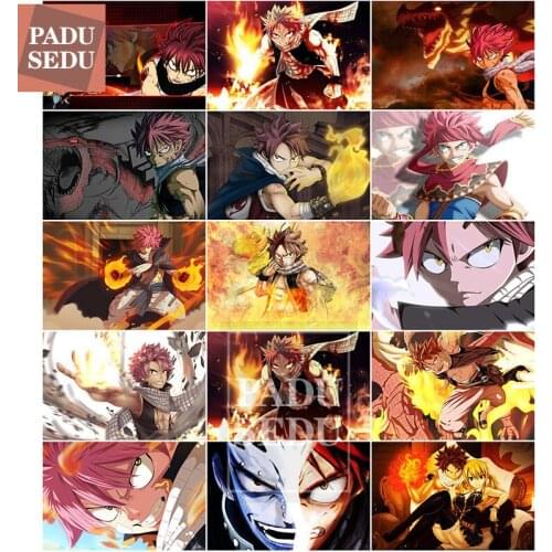 Fairy Tail Posters Anime 5d Diy Diamond Painting Cartoon Crystal Full Square Daimond Mosaic Embroidery Wall Stickers Decor Home