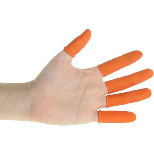 BF040 Industrial latex finger Labor glove cots wear protection insurance finger gloves 6*2.5cm
