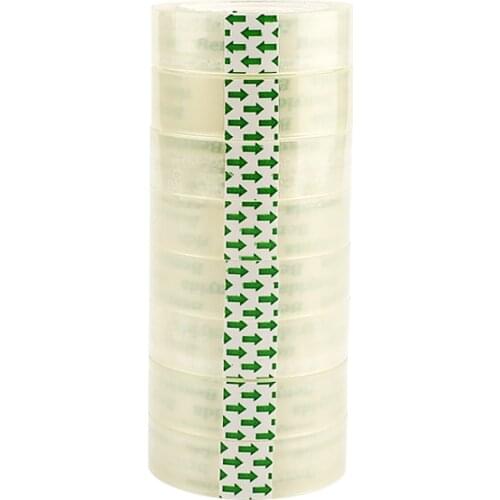 Transparent Glue Tape Width 1.5cm Studend Handmade Tape Package Small Tape Office Stationary 8 Rolls