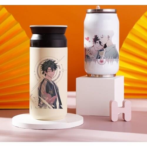 Link Click Shi Guang Dai Li Ren Lu Guang Cheng Xiaoshi Vacuum Cup Anime Douga Shiguang Daili Ren Stainless Thermos Cup Fans Gift