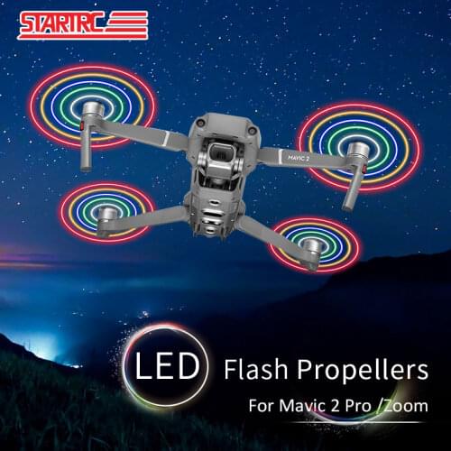 STARTRC DJI Mavic 2 pro Flash LED propellers Low Noise Quick-Release Propellers For DJI Mavic 2 pro/zoom drone Accessories