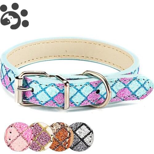Glowing Dog Collar for Cats Luminouse PU Leather Cat Collars for Dogs Collar Harness Lead Puppy Kitten Pet Products MP0062