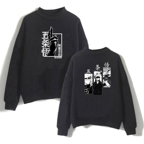 Gojo Satoru Jujutsu Kaisen Print Sweatshirt Loose Men and Women Autumn Round Neck Shirt