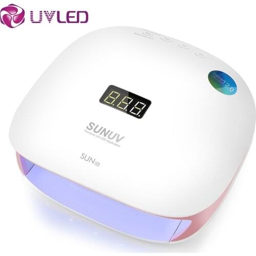 SUNUV SUN4S Nail Light 48W UV LED Nail Dryer Curing Gel Smart Manicure Nail Equipment