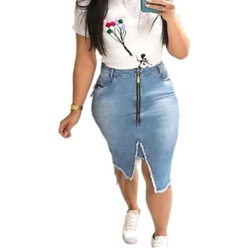 WIRELESS AGE High Waist Skirts For Women