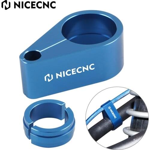 NICECNC Billet Aluminum Brake Line Hose Clamp Holder Cable Guide For Yamaha Raptor 700 2006-2011 2013-2020 Raptor 700R 2012-2020