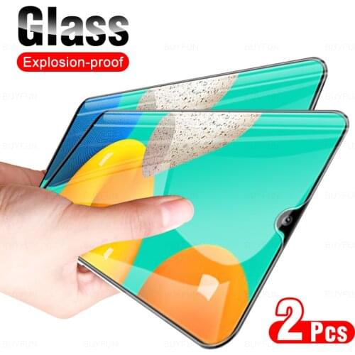 2Pcs Full Cover Protective Glass For Samsung Galaxy M32 Phone Screen Protector Glass Film For Sumsung Sansung M 32 32M 2021 6.4"