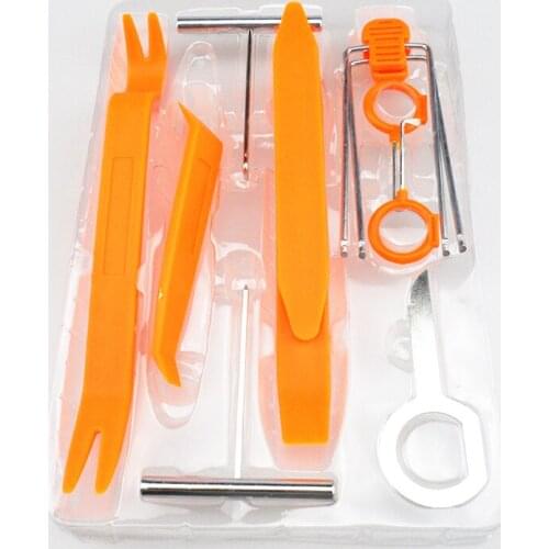 12 pieces of car door clamp panel radio removal tool for Dacia duster logan sandero stepway lodgy mcv 2 Renault Megane