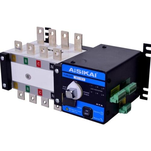 125A Three phase 4P genset automatic transfer switch (ATS 125A)