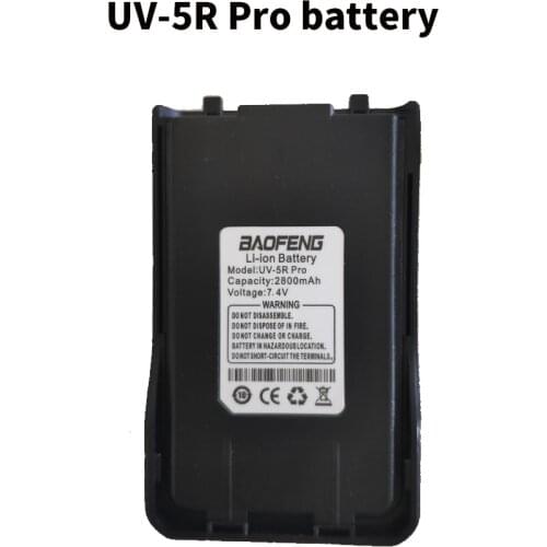 Baofeng Walkie Talkie UV-5R pro Original battery 2800mAh