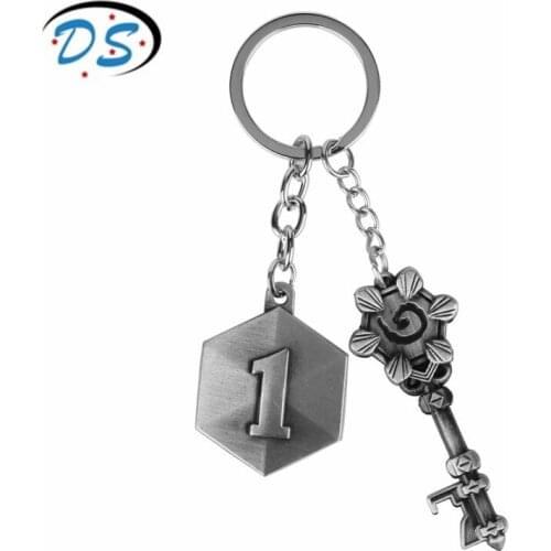 Hearth Stone Keychain Game Series Jewelry Pair Pendants Key Chain Key Ring for Man Women Accessories Gifts