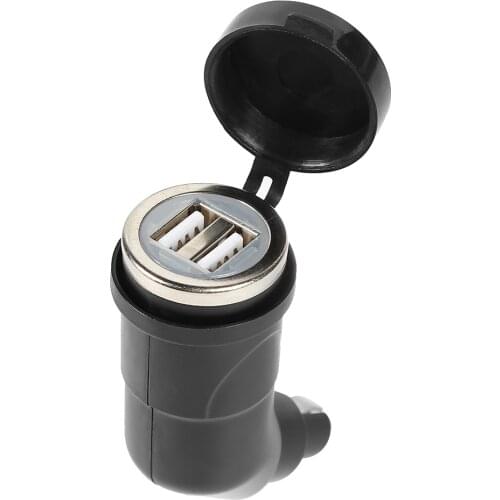 3.1 Amp Hella DIN Plug to Dual USB Fast Charger Power Adapter Mobile Phone Charger Adapter Cigarette Lighter for BMW Motorcycle