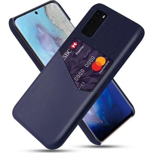 Luxury Cloth Leather Phone Cases For Samsung Galaxy S20 S20+ S20 Ultra 5G S10 Plus A51 A71 A50 A70 Card Slot Protect Back Cover