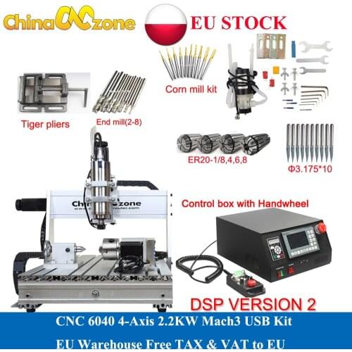 CNC 3/4 Axis 6040 Mach3 USB/USBCNC/DSP 2.2KW 2200W CNC Router Engraver Engraving Milling Citting Machine CNC factory for mental