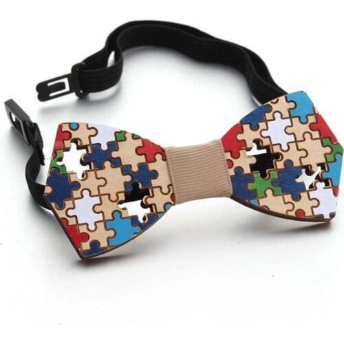 TYRBLIN wooden bow tie handmade mens accessories wedding party wood neckties for men