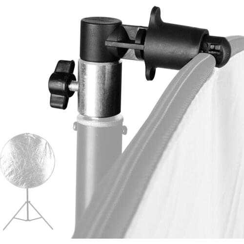 Reflector Disc Holder Clip Bracket Swivel Head Arm Support / Photo Video Photography Studio Reflector Disc Holder Clip