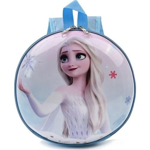 Disney Brand 3D Cartoon Frozen Elsa School Bag Kindergarten School Backpack New Kids SchoolBag Mochila Escolar