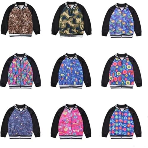 Kid Coat Autumn Girls Jacket Children Boys Fashion Outerwear Casual Long Sleeve Cotton Jackets 2-8 Years CRL023