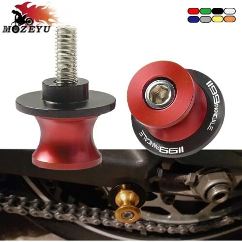 For DUCATI 1199 Panigale 1199 Panigale S/TRicoloR 2012-2015Motorcycle CNC Aluminum 6/8/10MM Swingarm Spools Slider Stands Screw