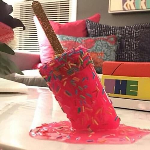 Durable Delicate Melting Ice Cream Table Decoration DIY Table Ornament Creative for Home