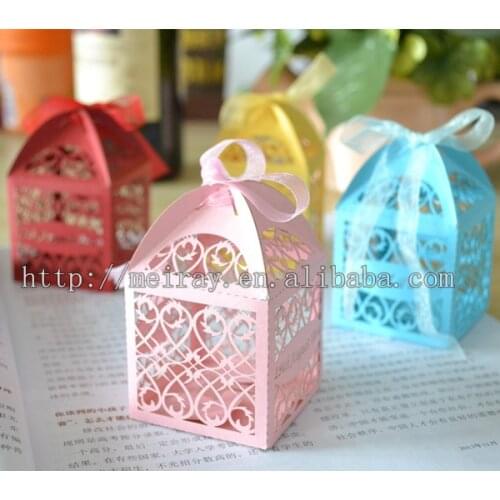 Classic laser cut first holy communion souvenirs first communion candy boxes