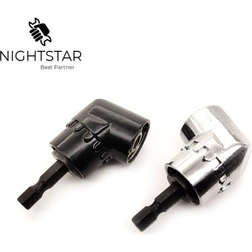 Krachtige Adjustable 105 Degree Right Angle Driver Screwdriver Hand Tools Set 1/4 Hex Shank for Power Drill Screwdriver Bits