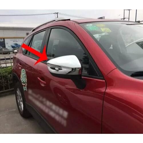 For Mazda CX-5 CX5 2015 2016 ABS Chrome Side Mirror Cover Trim